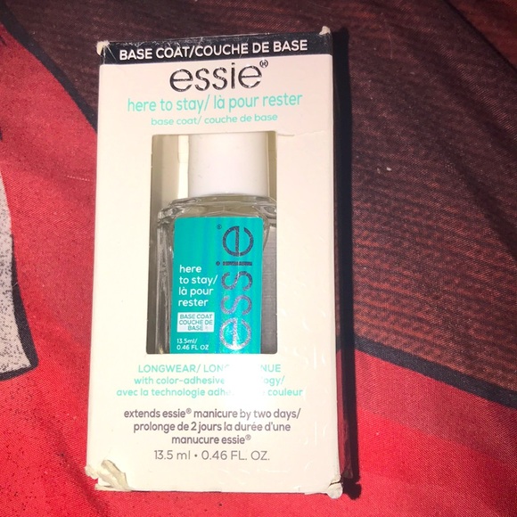 ✨🆕BNIB!Essie Here To Stay Longwear Base Coat Nail Polish!STILL IN BOX!✨ - Picture 1 of 7